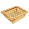 Wooden Wicker Basket